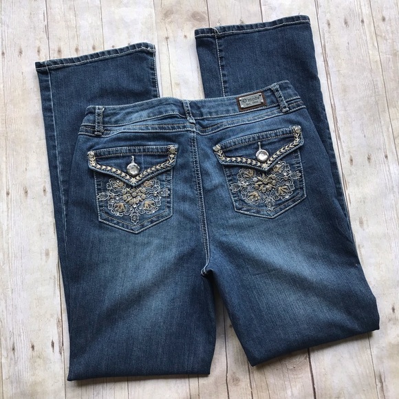 D mode est 1990 size 11 denim blue jeans - Picture 4 of 9